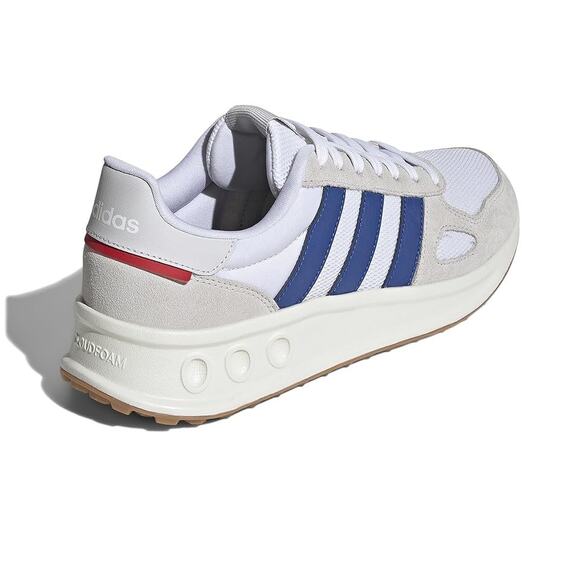 NWT Adidas Run 84 Men\'s Running Shoes White/Team Royal Blue/Grey - 9